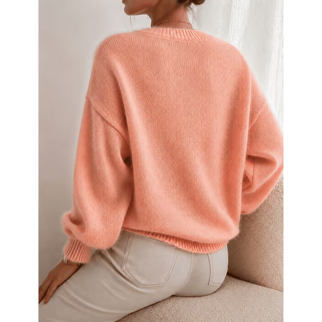 Pull femme doux à coupe décontractée - Doux et polyvalent