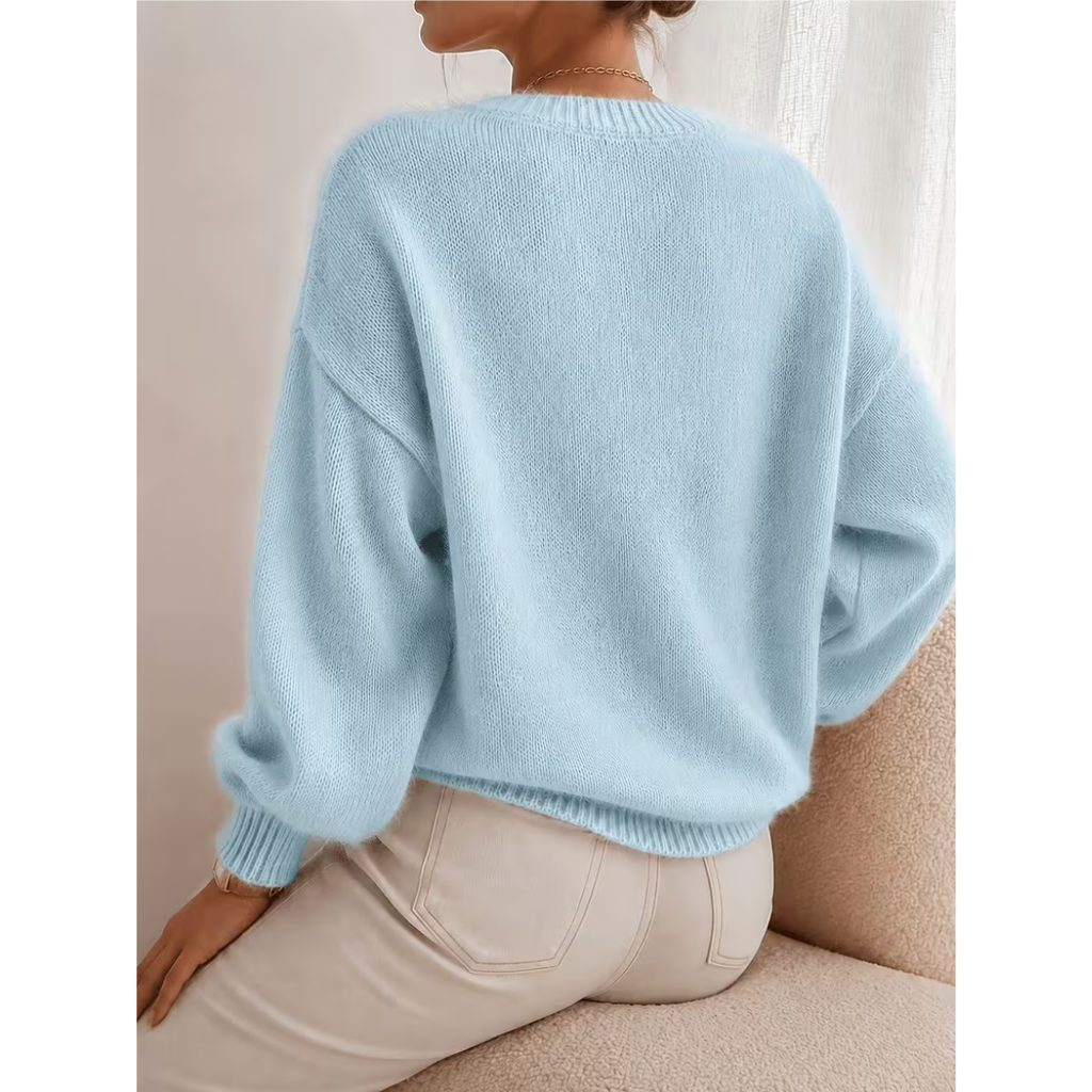 Pull femme doux à coupe décontractée - Doux et polyvalent