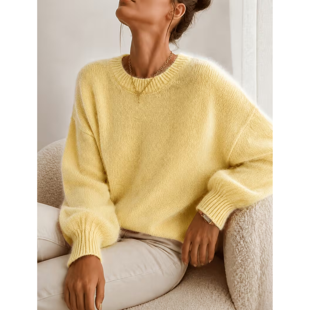 Pull femme doux à coupe décontractée - Doux et polyvalent