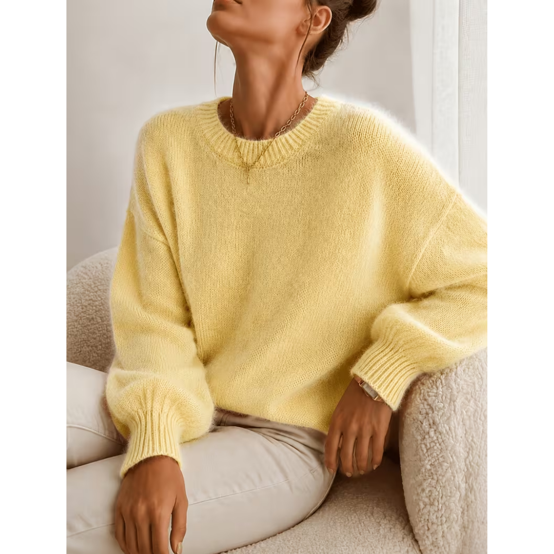 Pull femme doux à coupe décontractée - Doux et polyvalent