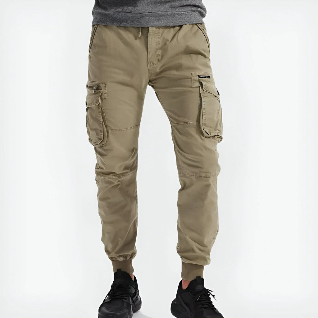 Pantaloni cargo in cotone da uomo