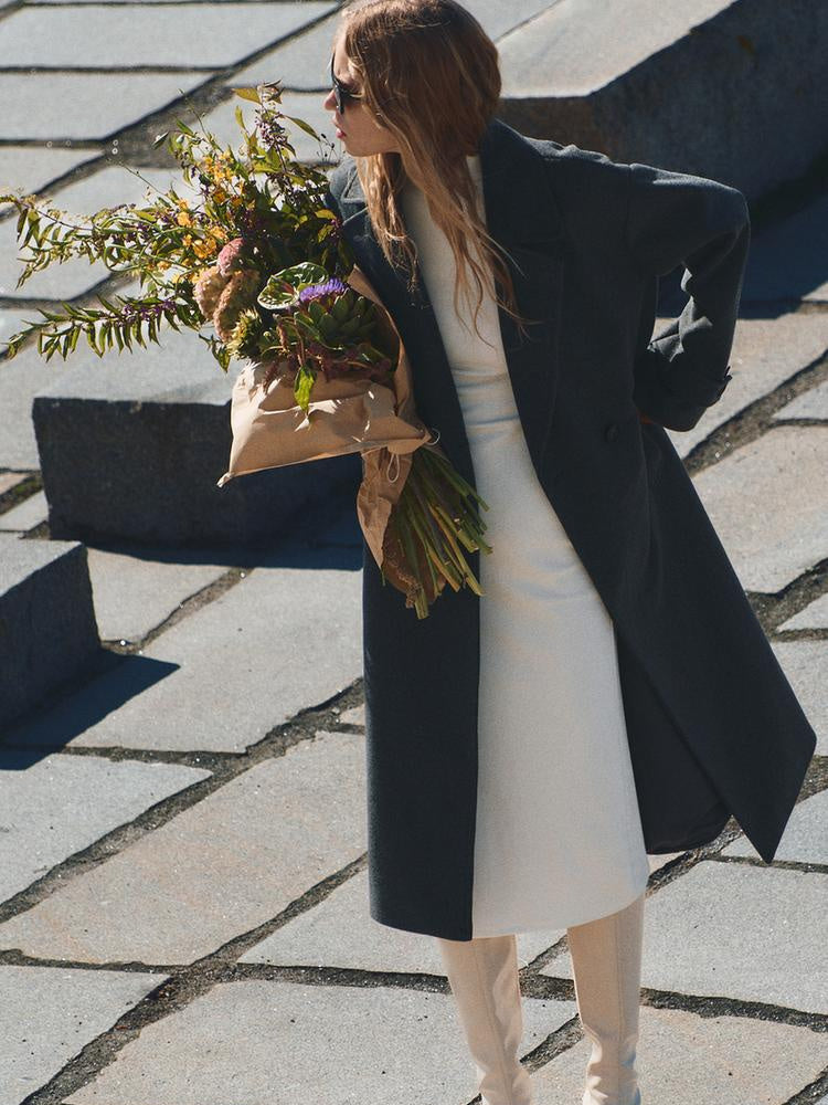 Trench-coat femme coupe droite à double boutonnage - Élégant et coupe-vent