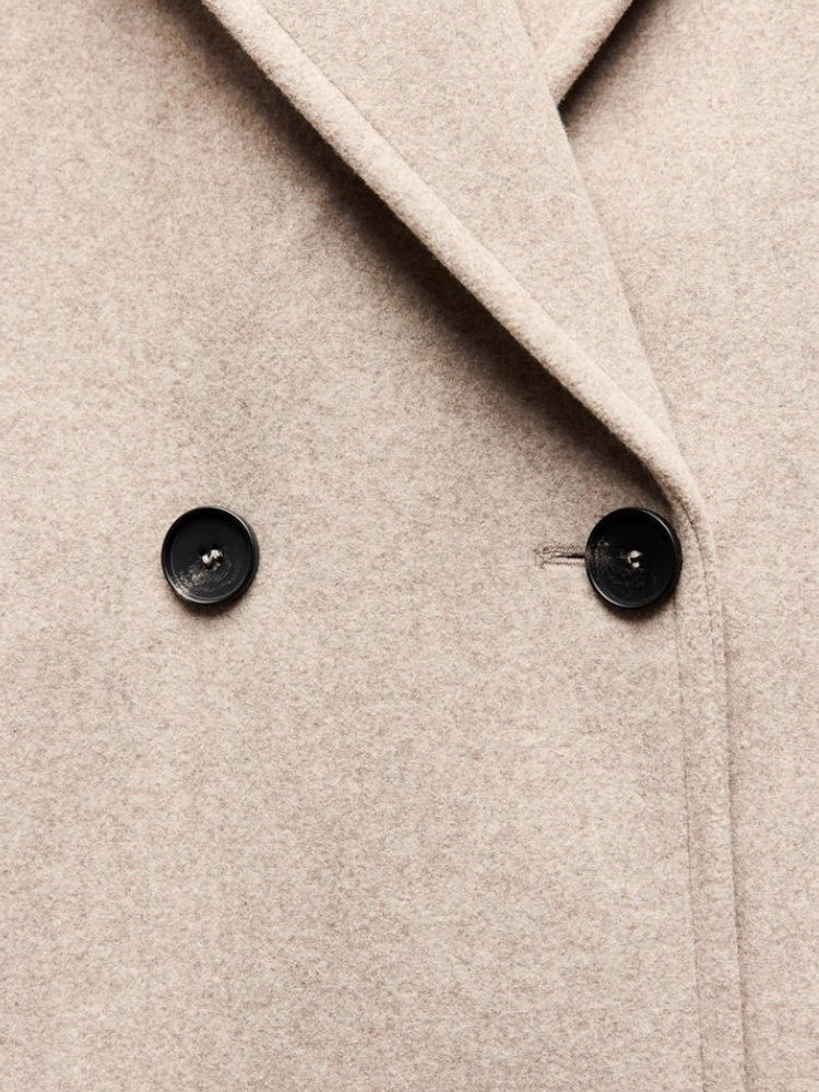 Trench-coat femme coupe droite à double boutonnage - Élégant et coupe-vent