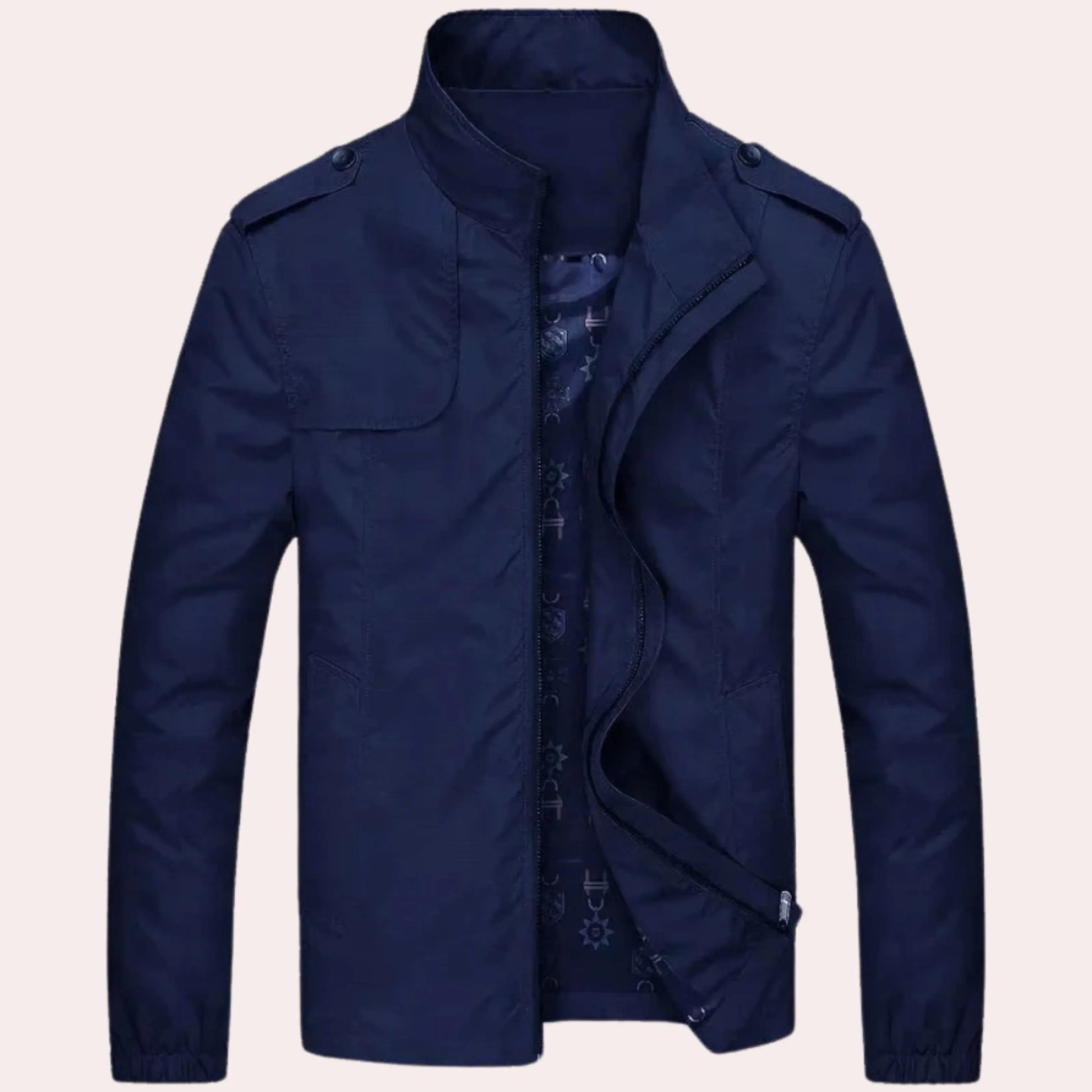Giacca antivento con cerniera da uomo – Giacca leggera e casual