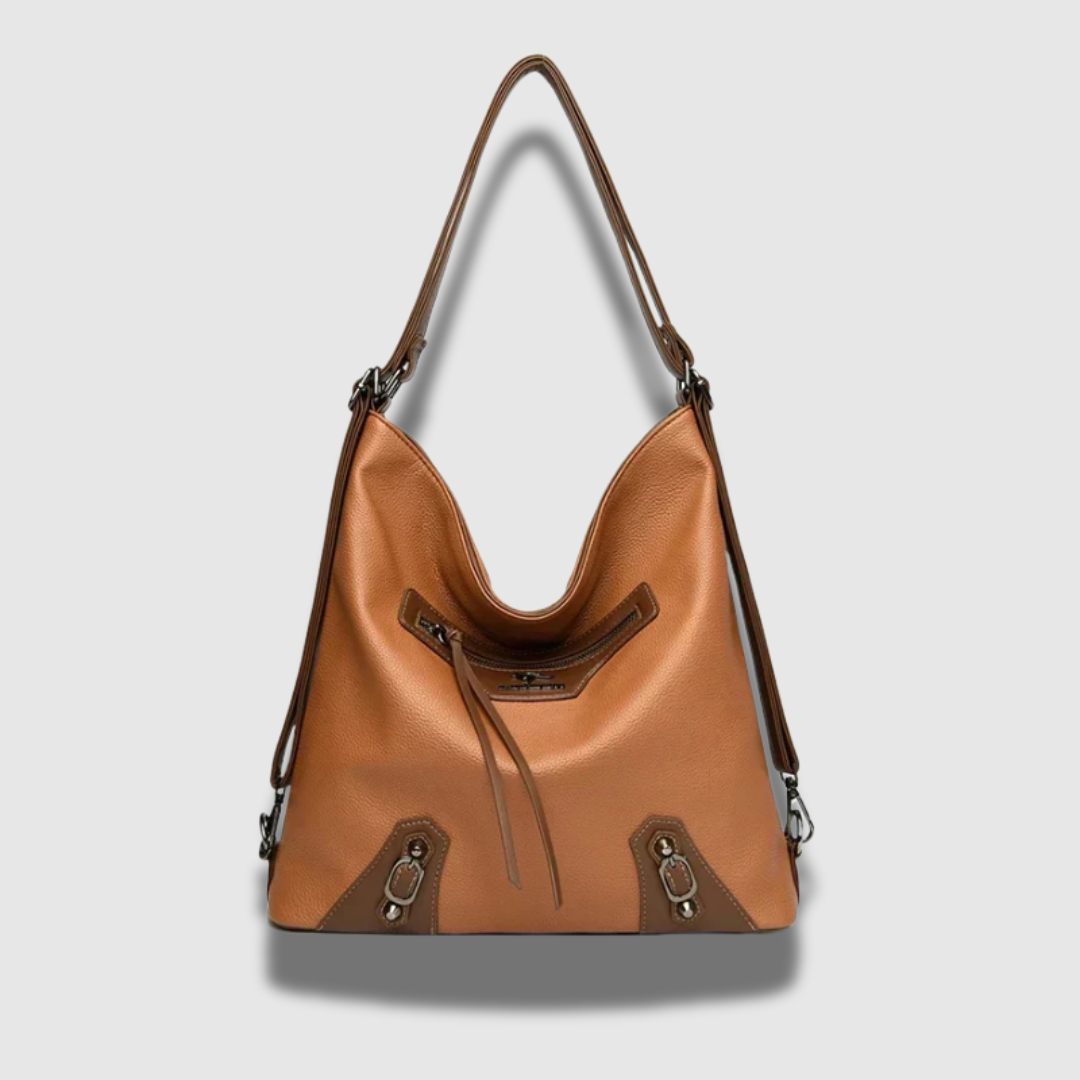 Borsa a tracolla in pelle da donna funzionale ed elegante