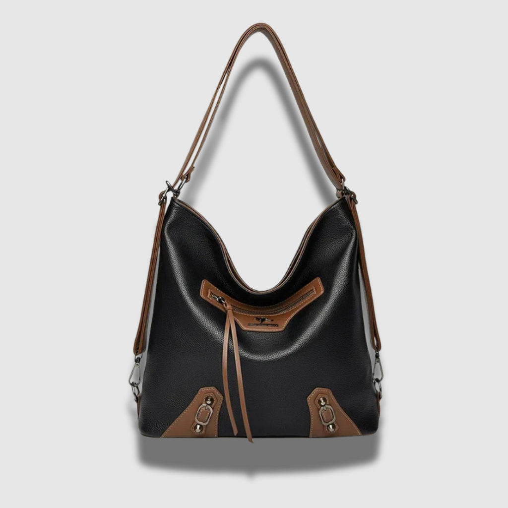 Borsa a tracolla in pelle da donna funzionale ed elegante