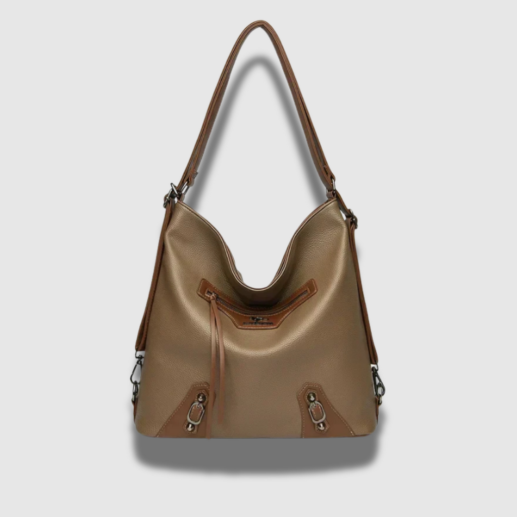 Borsa a tracolla in pelle da donna funzionale ed elegante
