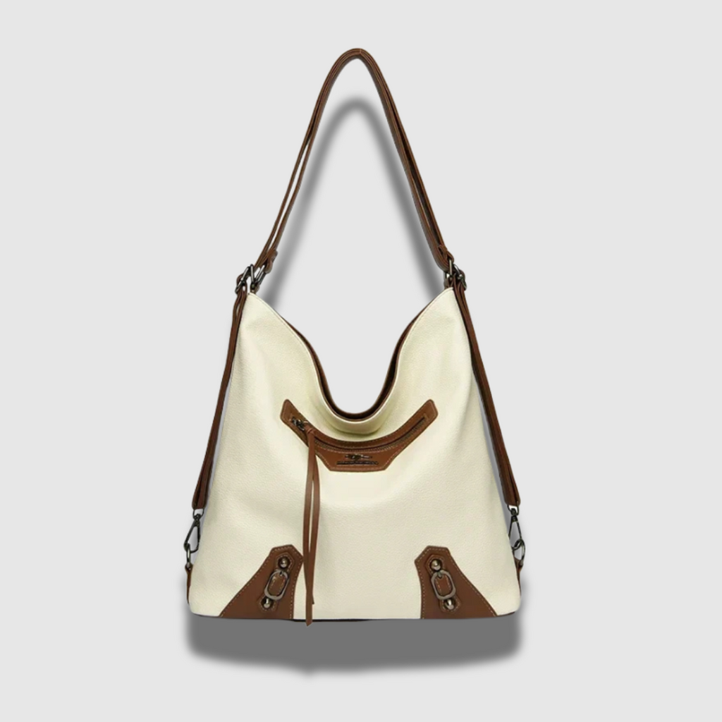 Borsa a tracolla in pelle da donna funzionale ed elegante