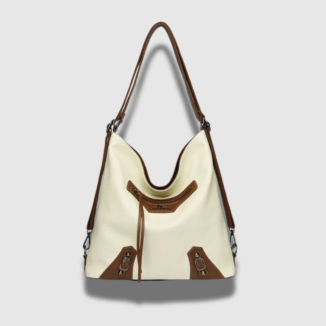 Borsa a tracolla in pelle da donna funzionale ed elegante