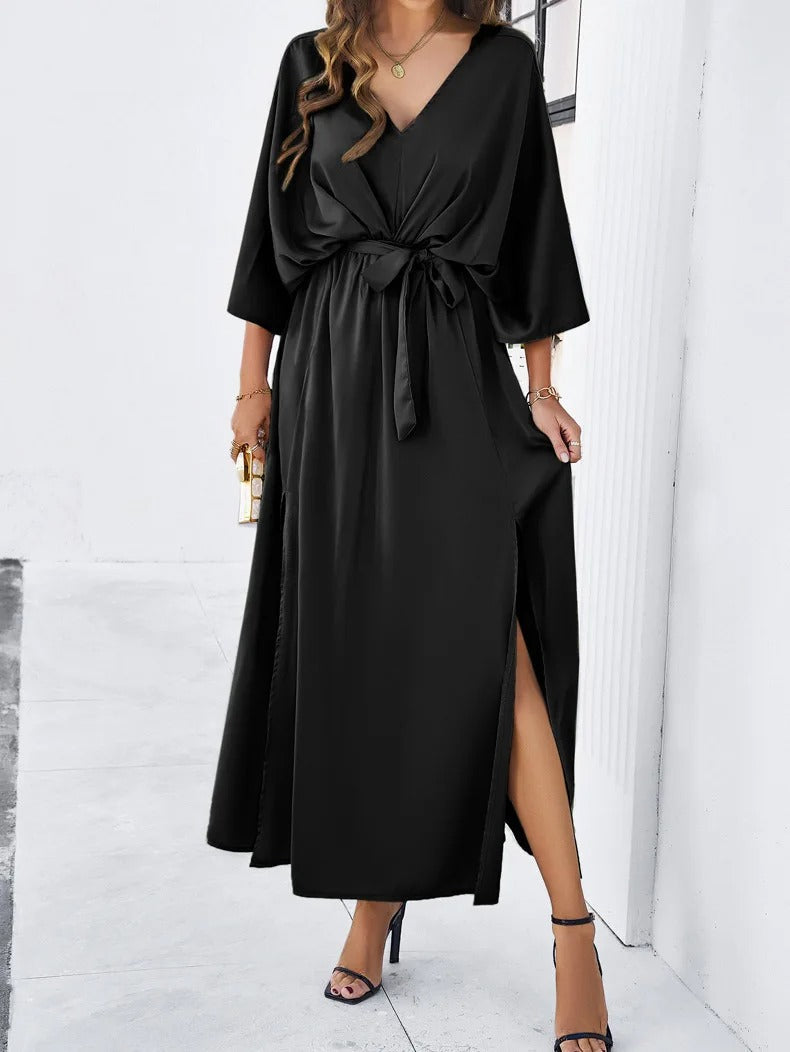 Abito Lungo Elegante Donna In Seta – Abito da sera perfetto