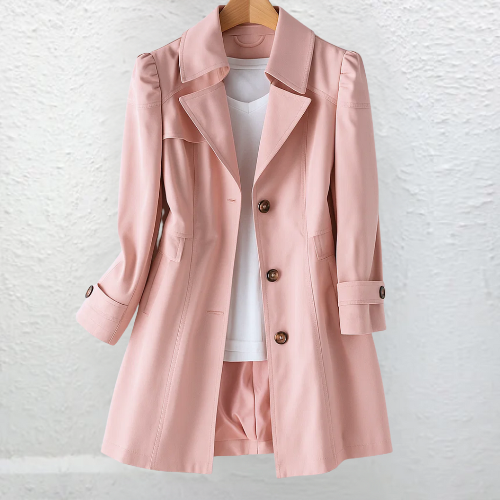 Cappotto donna vintage lungo con bottoni - Elegante e raffinato