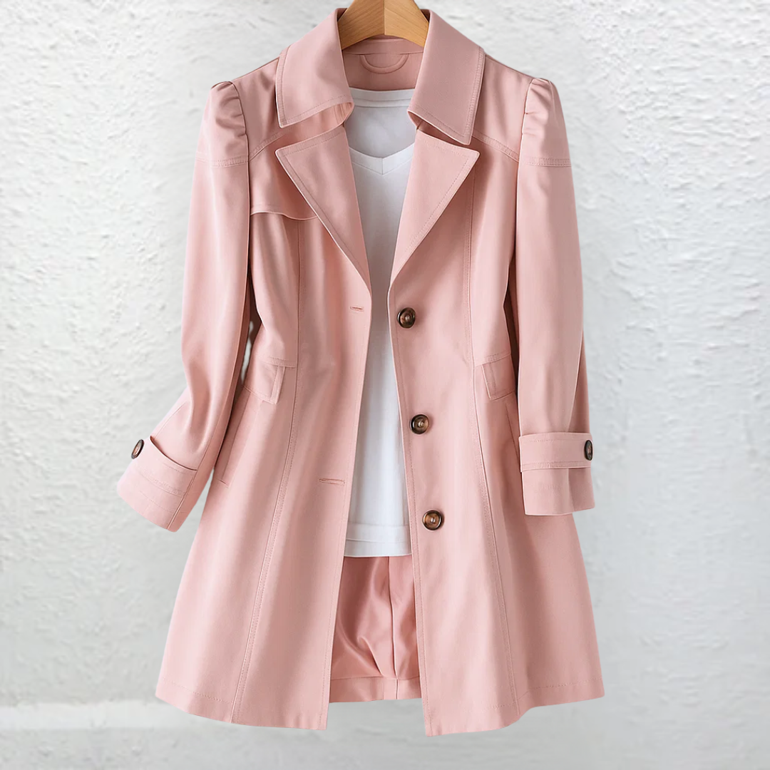Cappotto donna vintage lungo con bottoni - Elegante e raffinato