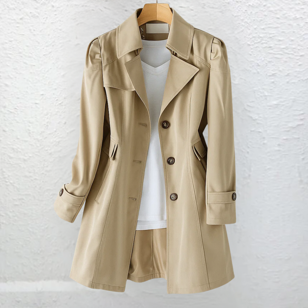 Cappotto donna vintage lungo con bottoni - Elegante e raffinato