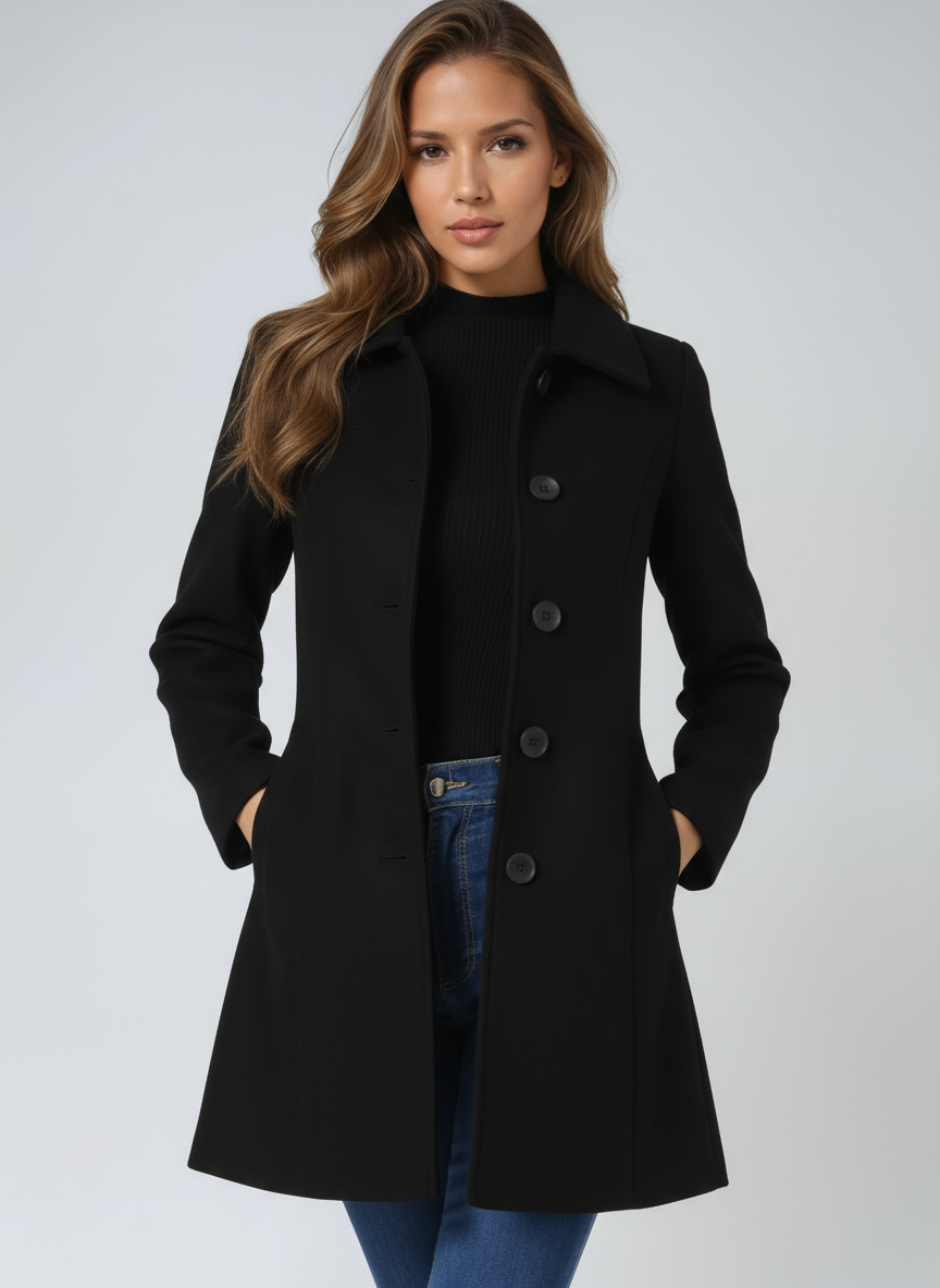Trench invernali monopetto da donna