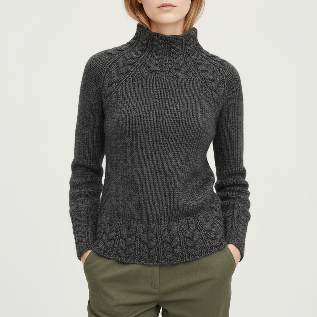 Jersey de mujer de punto suave - Sencillo y cálido