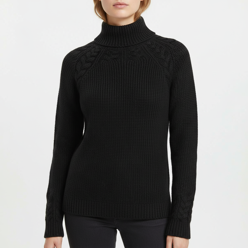 Jersey de mujer de punto suave - Sencillo y cálido