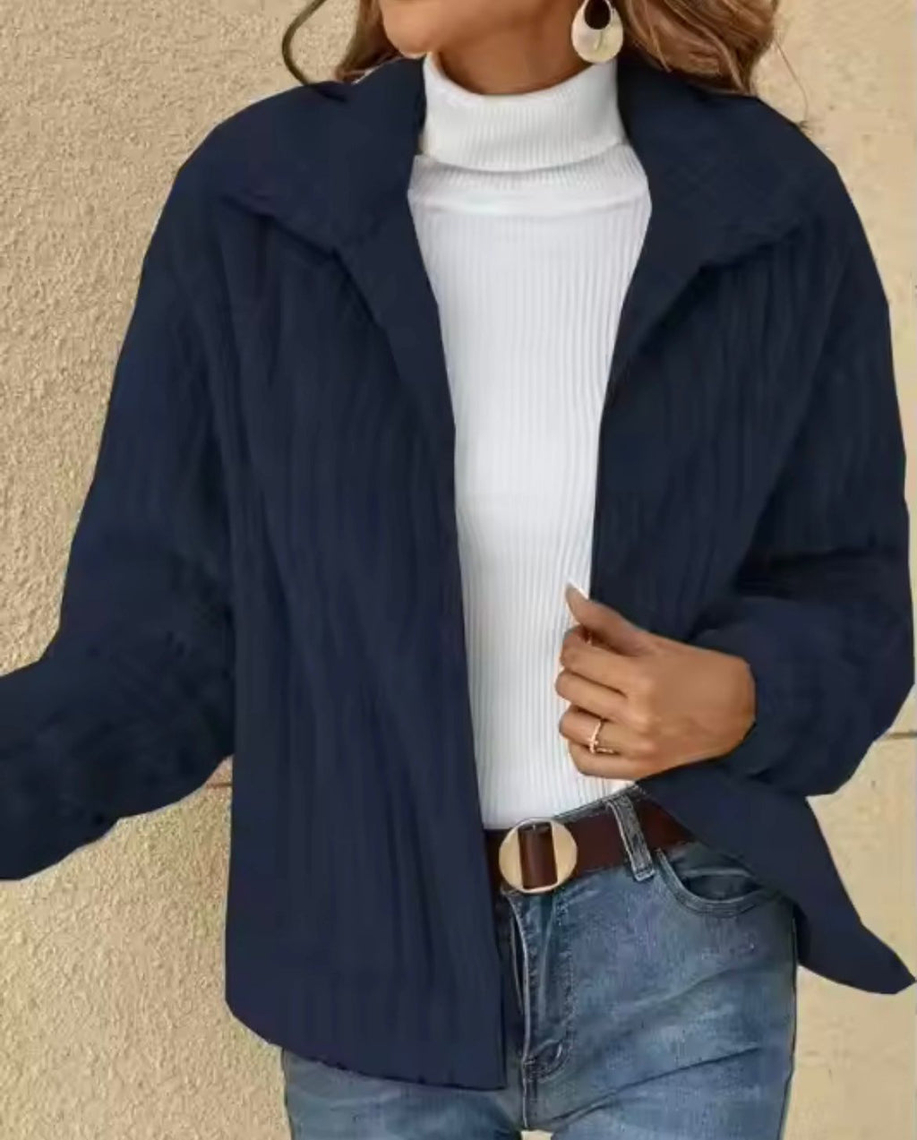 Giacca elegante e comoda da donna – Cappotto Teddy con cappuccio