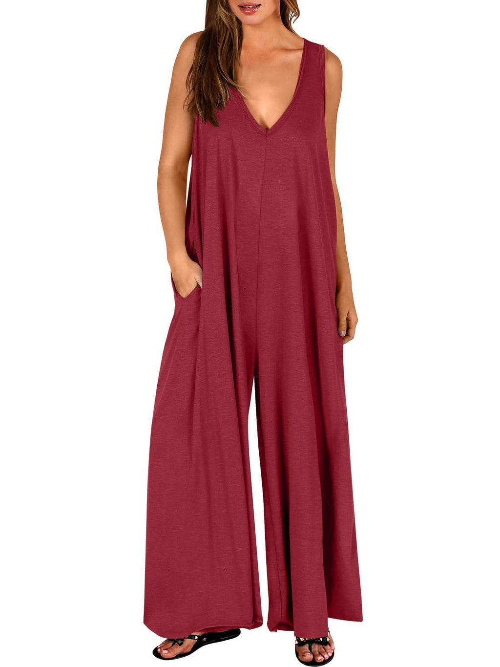 Tuta intera donna autunno – Jumpsuit morbida traspirante comoda per ogni figura