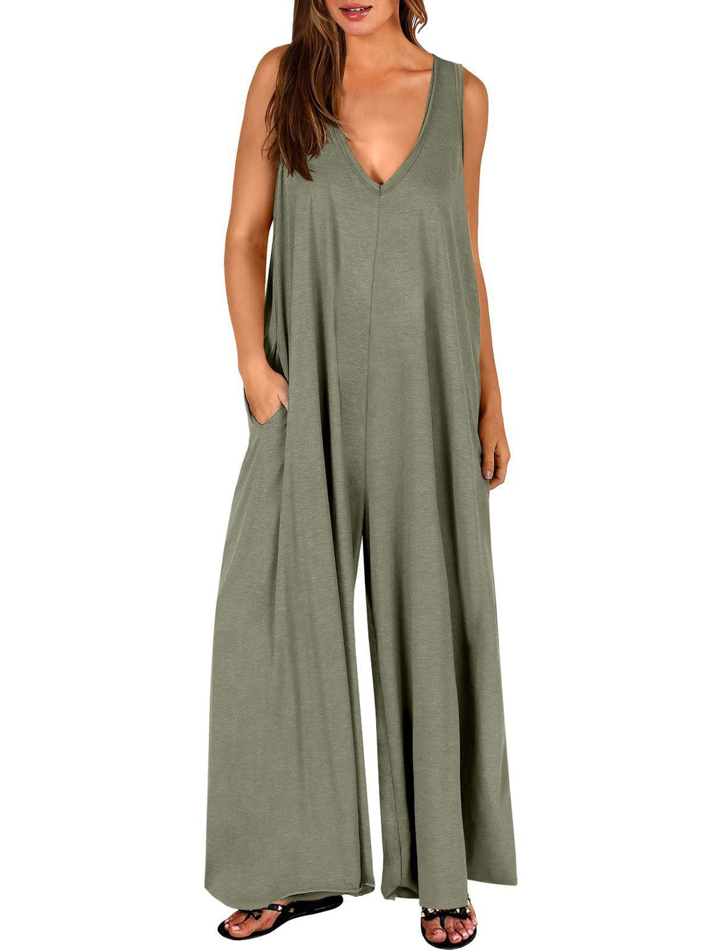 Tuta intera donna autunno – Jumpsuit morbida traspirante comoda per ogni figura