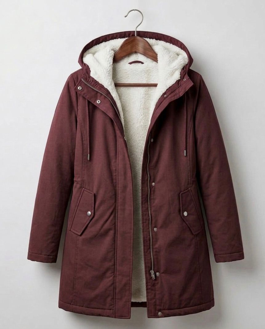 Cappotto donna con cappuccio resistente alle intemperie - Caldo e protettivo