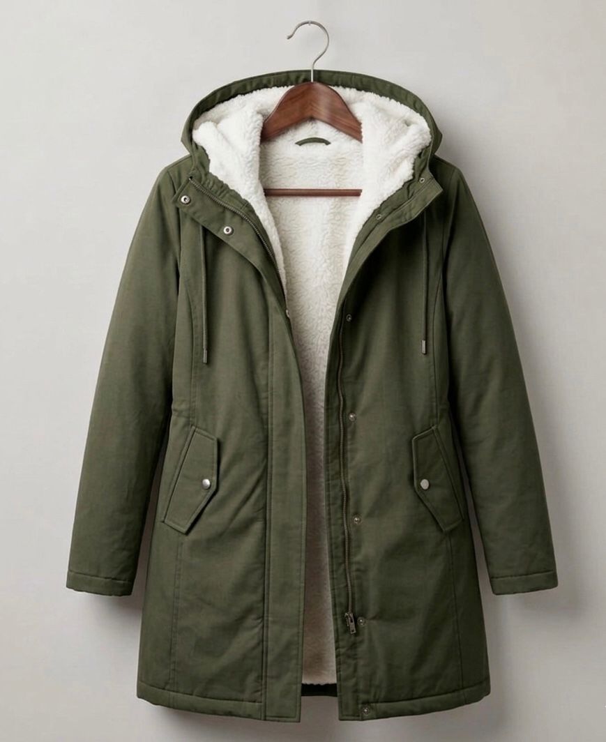 Cappotto donna con cappuccio resistente alle intemperie - Caldo e protettivo