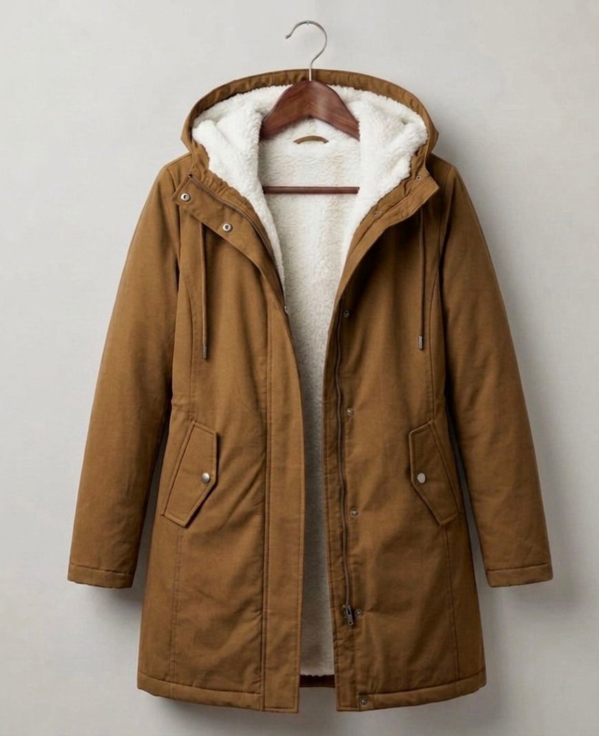Cappotto donna con cappuccio resistente alle intemperie - Caldo e protettivo