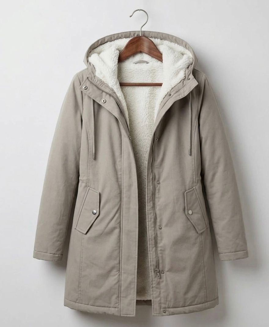 Cappotto donna con cappuccio resistente alle intemperie - Caldo e protettivo