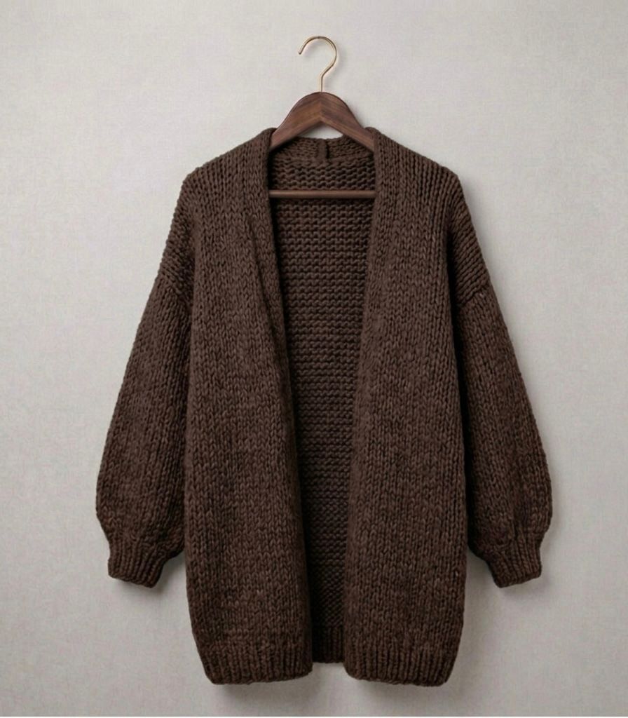 Cardigan oversize donna in maglia - Morbido e relax
