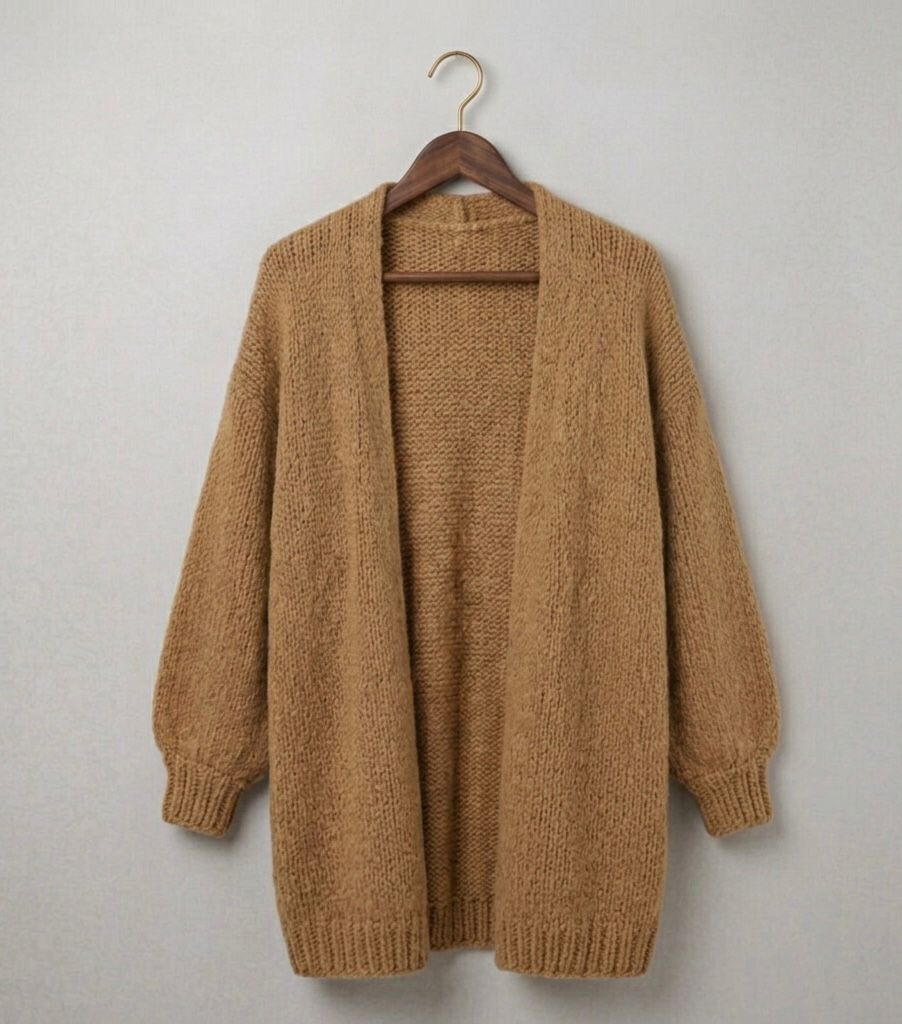 Cardigan oversize donna in maglia - Morbido e relax