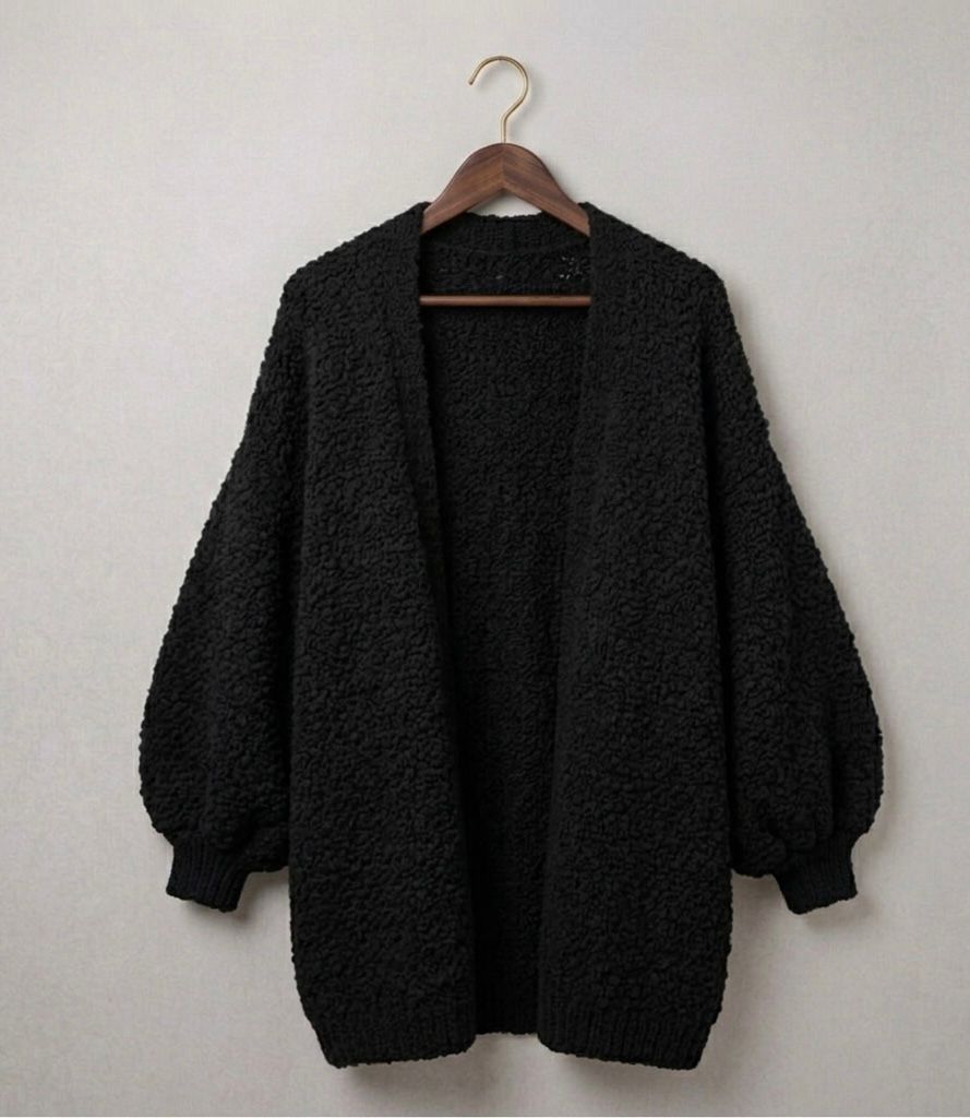 Cardigan oversize donna in maglia - Morbido e relax