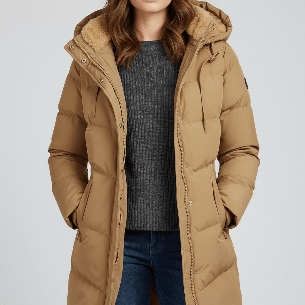 Parka d’hiver femme à capuche - Chaude et pratique