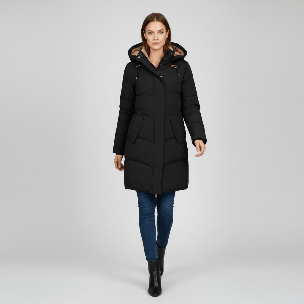 Parka d’hiver femme à capuche - Chaude et pratique
