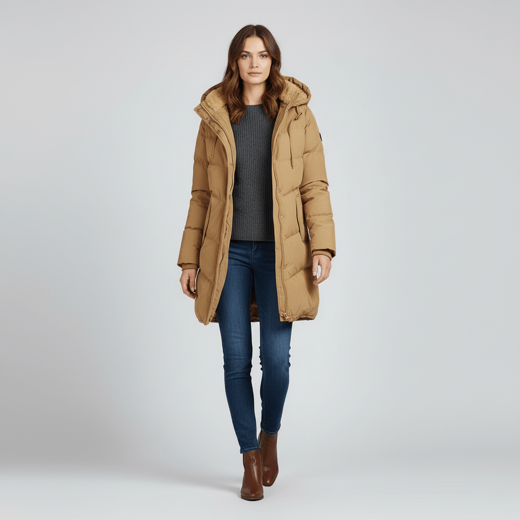 Parka d’hiver femme à capuche - Chaude et pratique