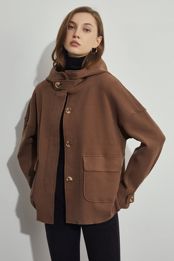 Surchemise imperméable pour femme avec boutons - Pratique et décontractée