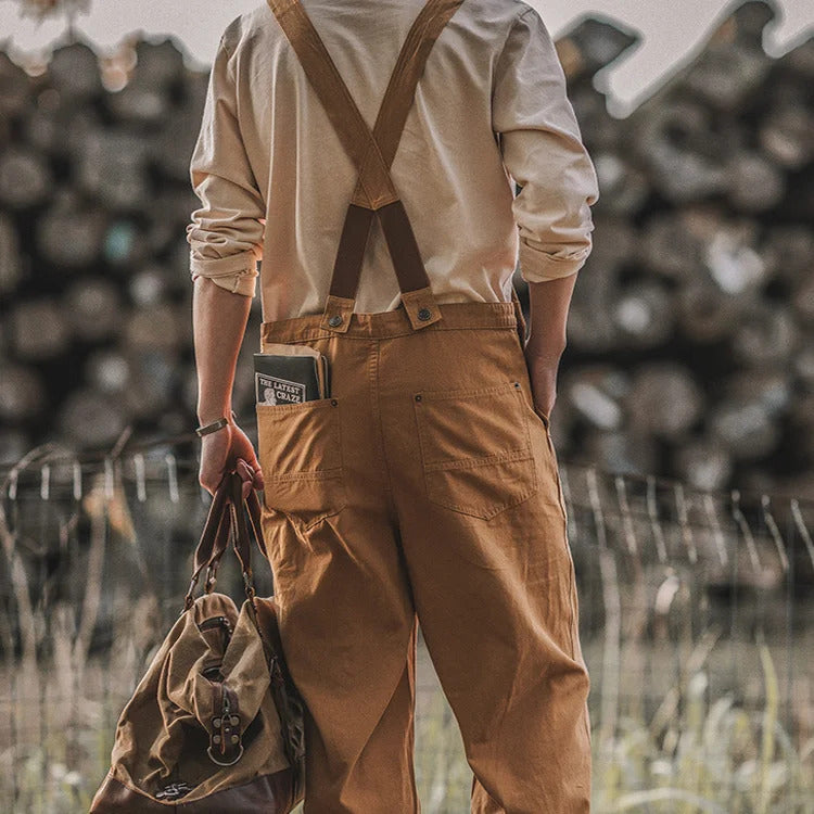 Tuta unisex in tela resistente – Comoda tuta in stile vintage per il lavoro