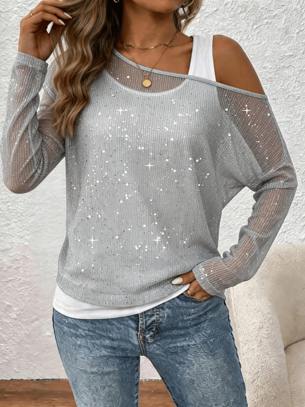 Camicia donna a maniche lunghe - Elegante e fluida