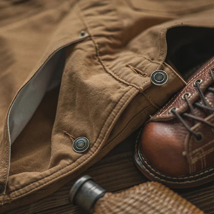 Tuta unisex in tela resistente – Comoda tuta in stile vintage per il lavoro