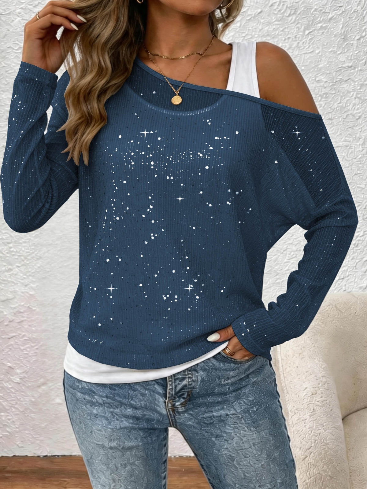 Camicia donna a maniche lunghe - Elegante e fluida