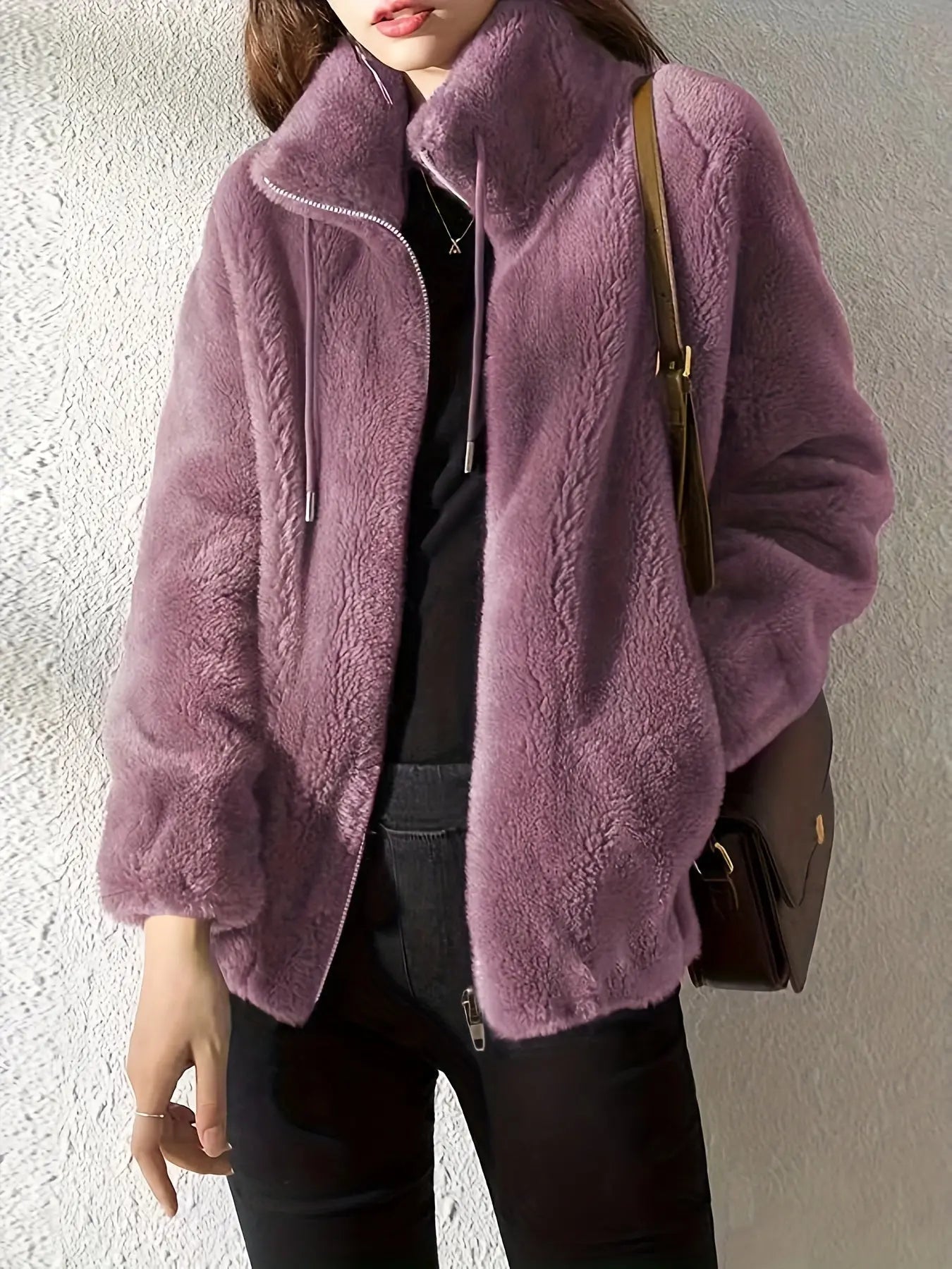 Giacca Donna in Morbido Pile – Stile Casual Caldo per Tutti i Giorni