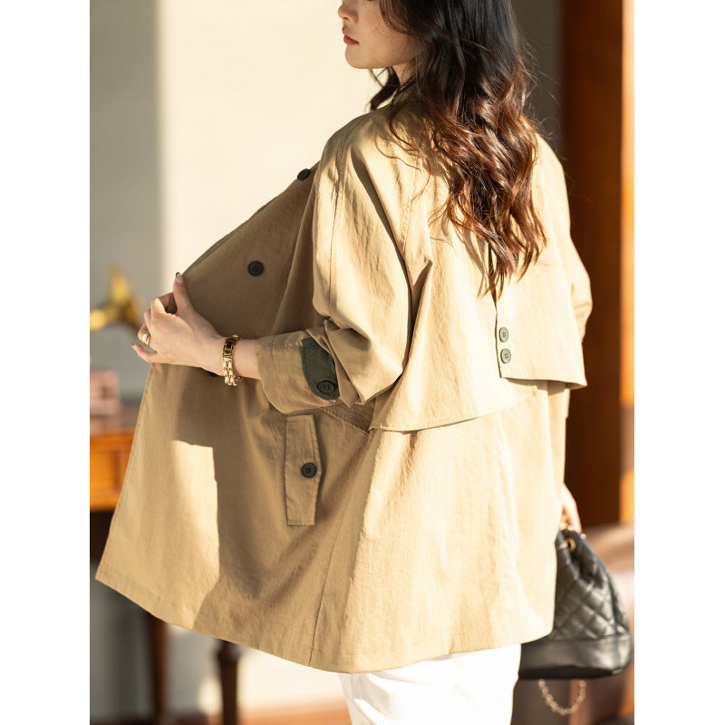 Vestido casual de mujer de longitud media: elegante estilo de oficina otoñal