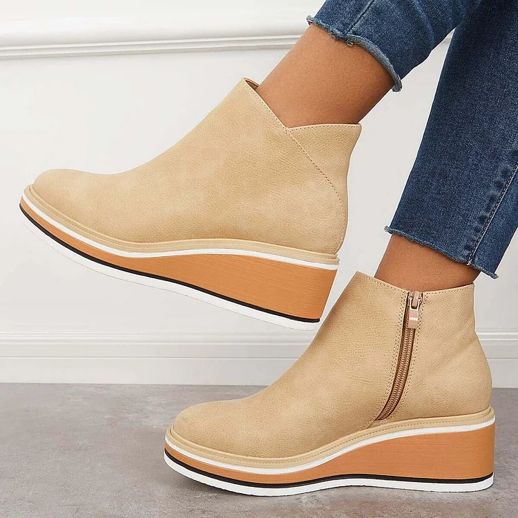 Stivali donna stile lusso in suede - Caldi ed eleganti