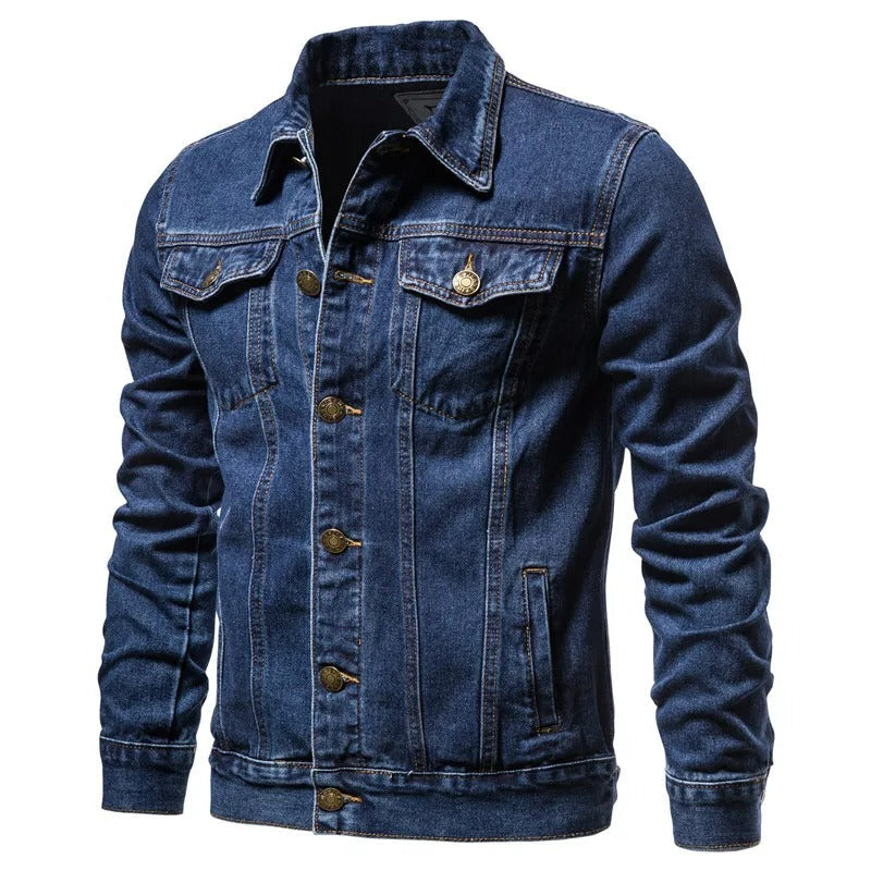 Giacca in denim premium da uomo - Abbigliamento casual e comodo