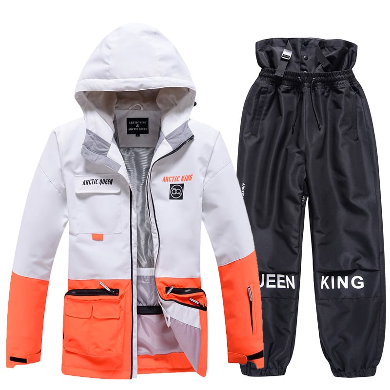 Completo da sci invernale unisex – Tuta da neve traspirante e isolante in due pezzi