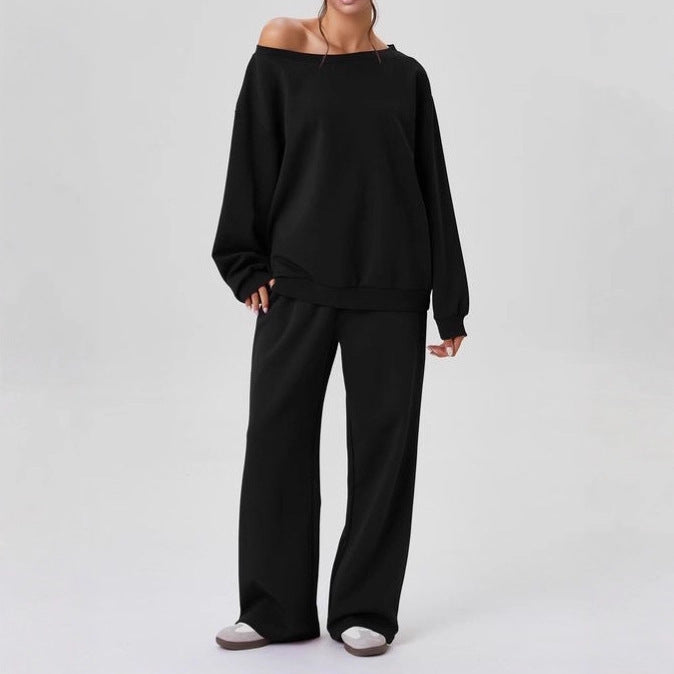 Set Due Pezzi Donna Casual – Stile Sportivo con Spalle Scoperte
