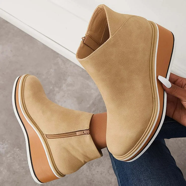 Stivali donna stile lusso in suede - Caldi ed eleganti