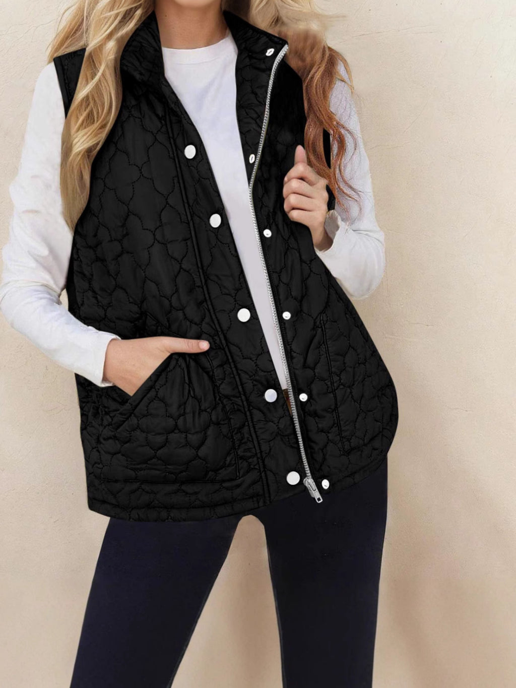 Gilet matelassé femme sans manches - Chaud et pratique