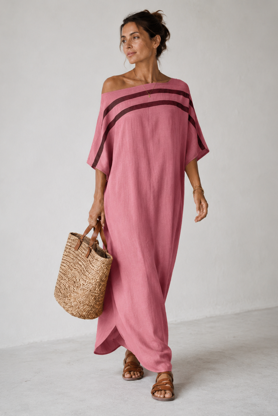Abito maxi fluido da donna - Leggero ed elegante