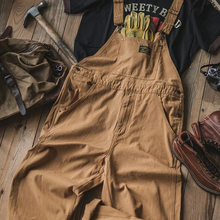 Tuta unisex in tela resistente – Comoda tuta in stile vintage per il lavoro