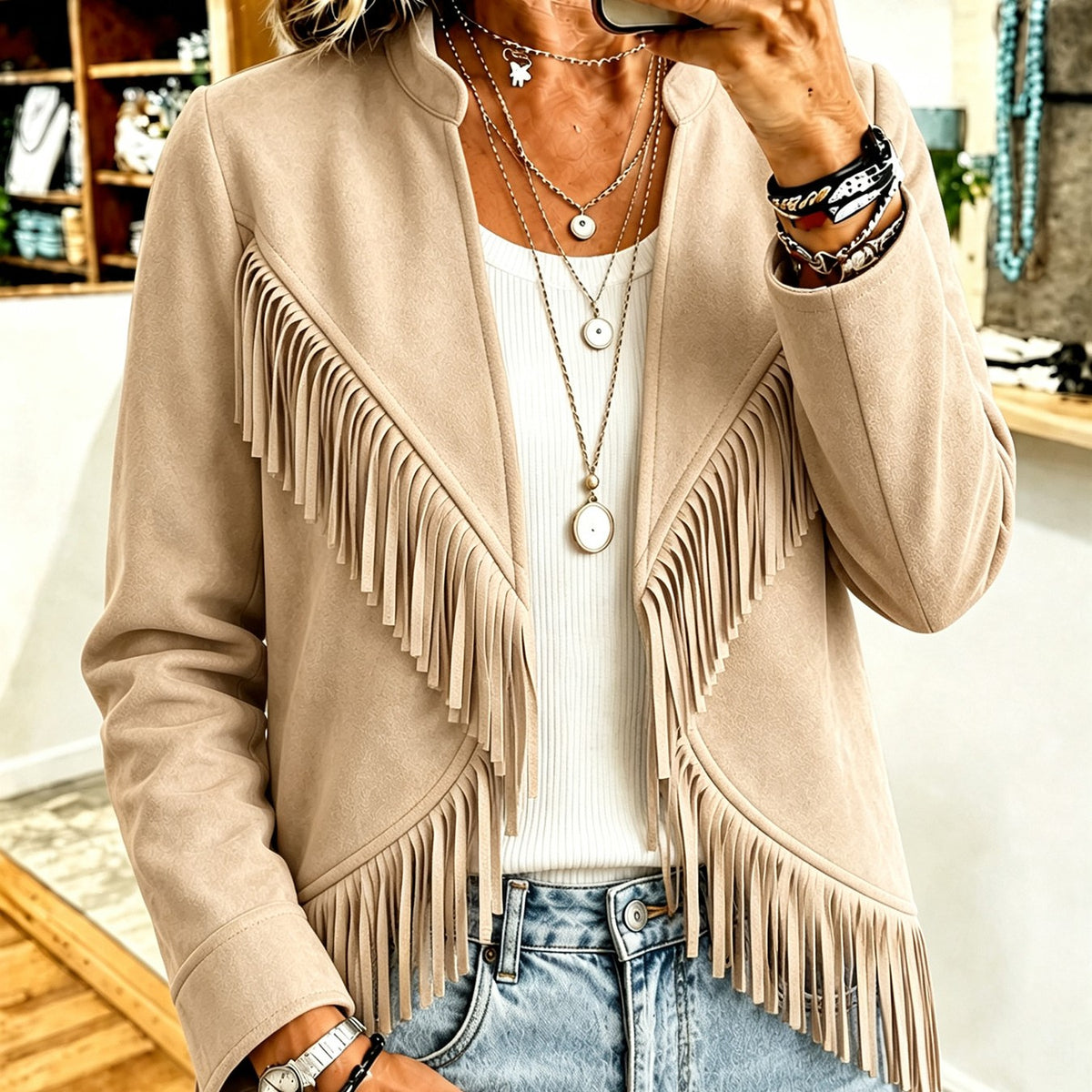 Women's polyester blouse - Lightweight and versatile