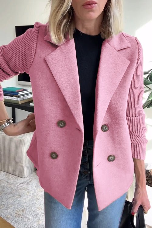 Elegante blazer da donna con maniche a rete